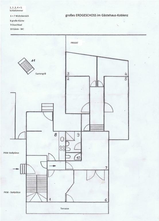 Gästehaus Koblenz Koblenz  Zimmer foto